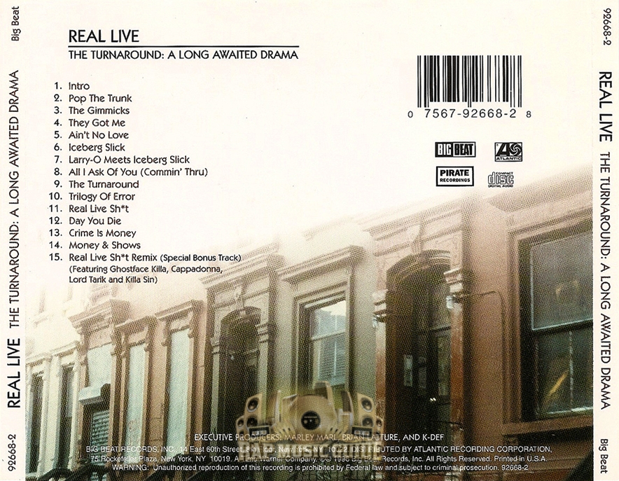 Real Live - The Turnaround: A Long Awaited Drama: CD | Rap Music Guide